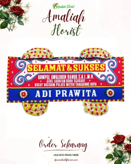 Papan Bunga Ucapan Selamat Purutrejo
